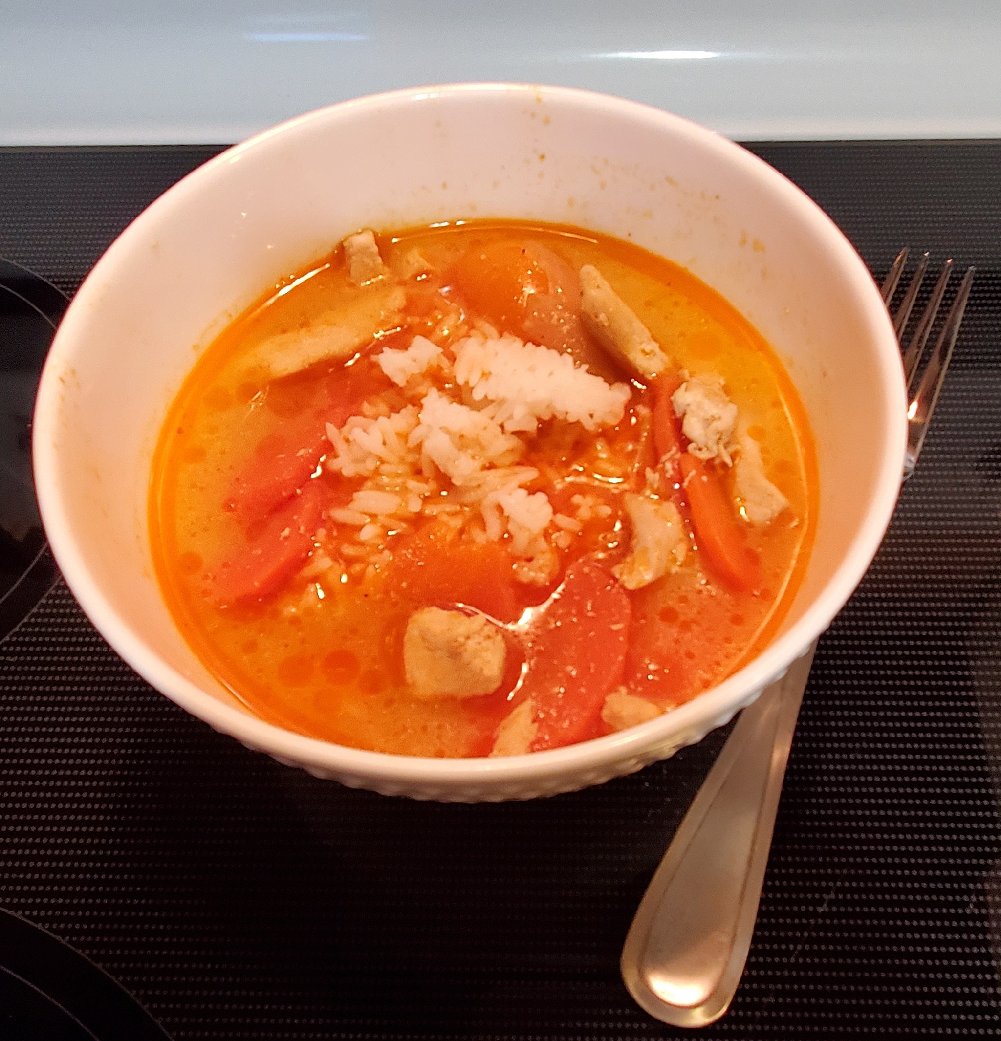 How to make red curry soup