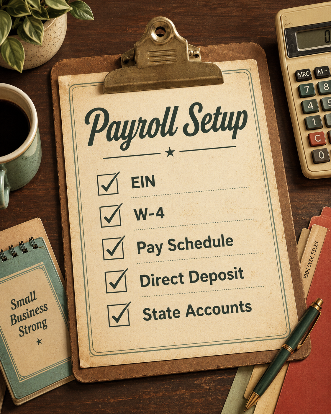 How do you start payroll for a small business?